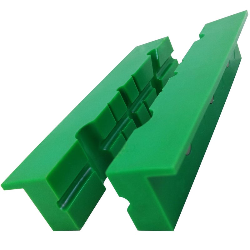 ATLIN Vise Jaws 6" - Nylon, Non Marring Soft Jaws for Bench Vise - Multi-Purpose Vise Jaw Pads - Image 1